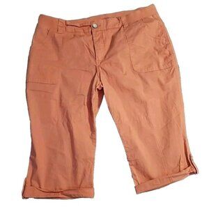 Riders Lee Midrise Peach Capri Plus Size 20 Stretchy Waist